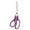 25-Purple, variant on Stainless Steel Student Scissors for Handicraft Office Home Multifunctional Two Color Design Comfortable Grip Gift 21x7.8cm