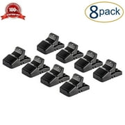 Large Powerful Rat Traps (8 Pack) Kills Instantly with Powerful Steel Spring - Setup in Seconds - Wash & Reuse Over & Over - Hands Free Disposal - Rat Control w/o Harmful Poisons or Chemicals