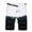 Black, variant on Lolmot Jean Shorts,Men's Summer Middle Waist Pants Short Micro Elastic Worn Hole Short Zipper Open Five Point Denim Short