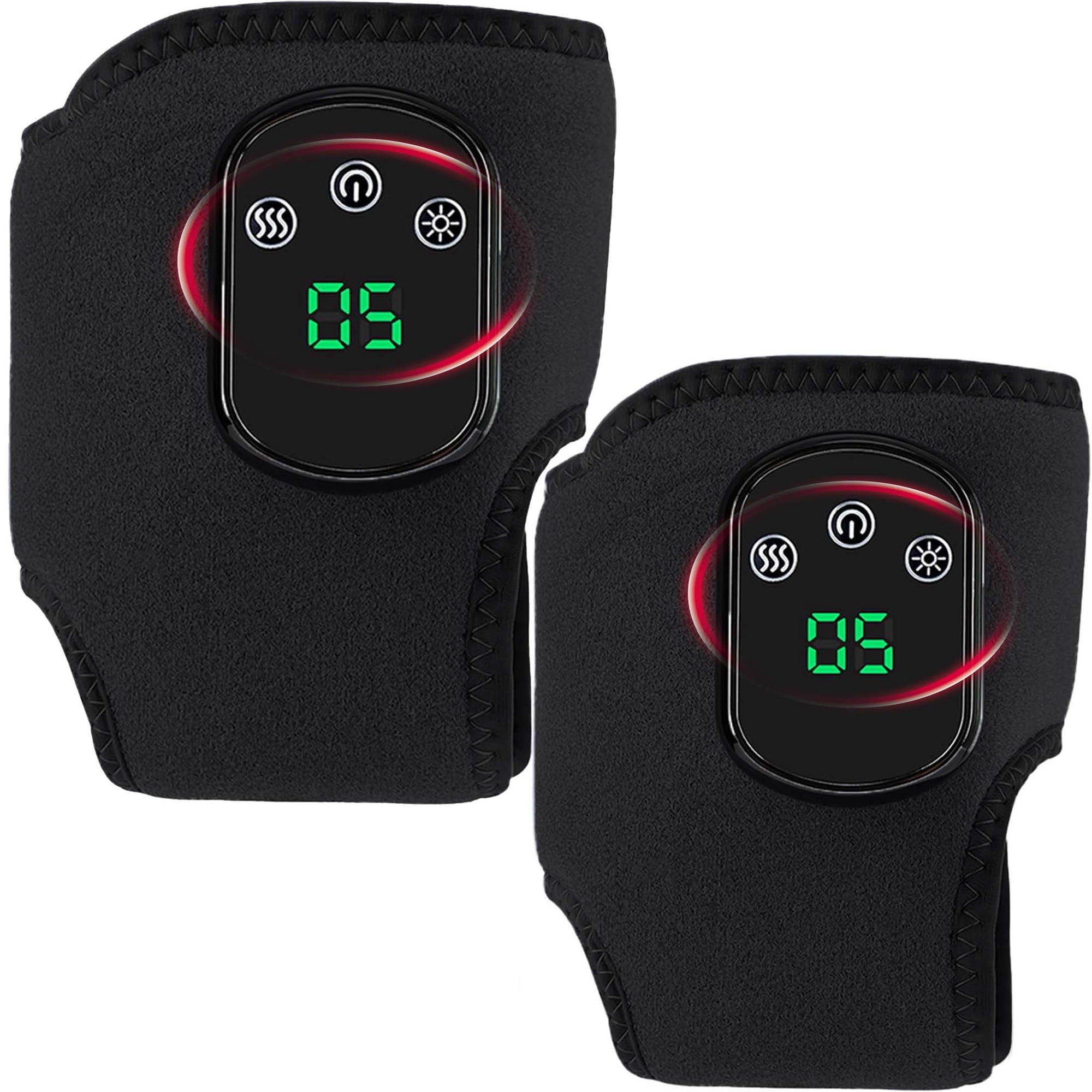 Wireless Foot Massager with Heat - Portable 3-in-1 Shiatsu, Vibration & Compression for Pain Relief & Relaxation