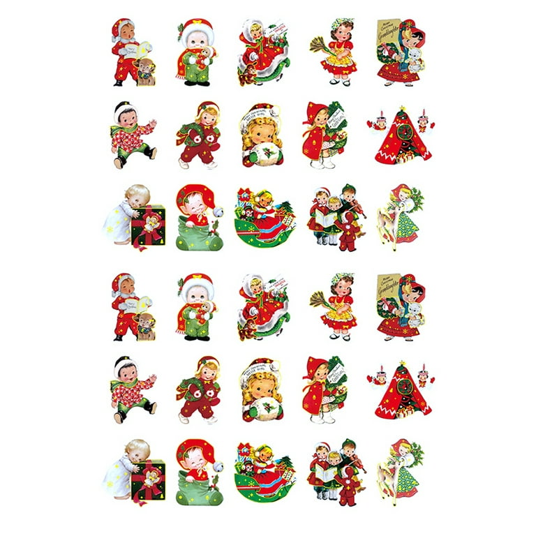 Christmas Gift Tags Stickers, Self Adhesive Christmas Name Tags, Kraft Xmas  to from Stickers, Snowman Santa Claus Christmas Labels for Presents  Envelopes Packages Holiday Decor, 14 Patterns & 2 Sizes