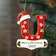 thumbnail image 5 of Adornos de letras para árbol de Navidad | Colgantes con el alfabeto | Set de 26 piezas para decoración navideña DIY | Adornos colgantes de acrílico para el hogar, la oficina y la escuela, 5 of 9
