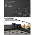 thumbnail image 4 of Bingirl 10x10 Pop Up Canopy - Outdoor Canopy Tent with Portable Roller Bag - One Button Push Setup, 3 Adjustable Height, 4 Weight Bags, 8 Stakes & 4 Guy Ropes Included, Black, 4 of 5
