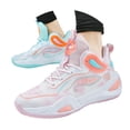 thumbnail image 3 of Womens Mens Basketball Shoes High Top Fashion Volleyball Sneakers Breathable Lace Up Non Slip Sport Outdoor Shoe for Unisex, 3 of 6