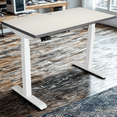 thumbnail image 6 of Lift It Dual Motor, Electric Height Adjustable Desk, 48"x24" for Office or Home, Dual Motor, 4 Memory/USB Charging LED Digital Control, White Frame and Grey Twill Top, 6 of 6