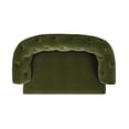 thumbnail image 6 of Kiki 36.5" Chesterfield Dog Sofa Bed Medium Olive Green Velvet, 6 of 8