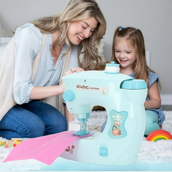 Children Sewing Machine Toy, Mini Exquisite Interesting Portable Electric Toy Burr Free  For Kids