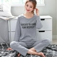 thumbnail image 3 of Promotion Liquidation Ensemble de Pyjamas d'Automne pour Femmes Vêtements de Nuit Motif Pijama Mignon Ensemble de Pyjamas Fins Pijamas Mujer Vêtements de Nuit, 3 of 5