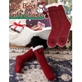thumbnail image 6 of Slipper Fuzzy Socks for Women Fluffy Cozy Cabin Winter Warm Soft Fleece Comfy Thick Socks with Grips 1Pairs, 6 of 6