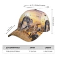 thumbnail image 3 of Kdxio Unisex Wildlife Protection Pattern Baseball Cap Unisex Washed Classic Adjustable Hat, 3 of 7
