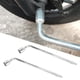 thumbnail image 1 of Llave De Tuerca Para Neumático De Repuesto De Coche, Barra De Palanca Tipo L, Llave Hexagonal, Acero 45 Plateado Ergonómico Para Reparación De Automóviles, 1 of 7