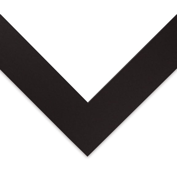 Blick Black Core Pre-Cut Mat - 18" x 24" w/ 11-3/4" × 17-3/4" opening