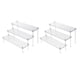 thumbnail image 1 of Estante de soporte de escalera de escalera de coche modelo de maquillaje de estante de acrílico de 2x 3 niveles para, 1 of 9