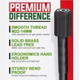 thumbnail image 6 of 5800 PSI High Pressure Washer Hose 15m/50ft M22-14mm Power Washer Extension Tube, 6 of 10