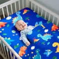 thumbnail image 3 of Juego de ropa de cama para cuna Cloele Dinosaur, 3 piezas, para niños y niñas, 3 of 7