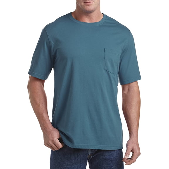 Moisture-Wicking Pocket T-Shirt Blue Moon 5XLT