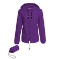 thumbnail image 1 of Chubasquero Avoogue, ligero, impermeable, para pesca, color morado, XL, para mujer, 1 of 6