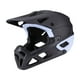 thumbnail image 2 of Casco de ciclismo integral con ajuste ajustable y visera de protección solar para varios Negro Azul, 2 of 9