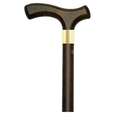 Men Fritz Cane Walnut Shaft, Walnut Handle -Affordable Gift! Item #HAR-9005307