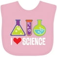 thumbnail image 3 of Inktastic I Love Science Chemistry Teacher Boys or Girls Baby Bib, 3 of 4