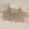 thumbnail image 3 of 9 Piezas Adornos Colgantes de Madera Decoración Hueca Ramadán Kareem Luz de Viento Estrella Luna Adorno Colgante Happy Eid Colgante para Decoraciones de Fiesta Rojo Verde, 3 of 5
