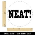 thumbnail image 2 of Neat Fun Text Rubber Stamp for Scrapbooking Crafting Stamping - Mini 1/2 Inch, 2 of 7