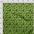 thumbnail image 2 of oneOone Georgette Viscose Light Green Fabric Halloween Sewing Material Print Fabric By The Yard 42 Inch Wide, 2 of 4