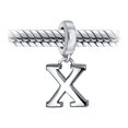 thumbnail image 2 of Bling Jewelry Womens Initial Alphabet Bead Charm Sterling Silver A-Z for European Bracelet, 2 of 3