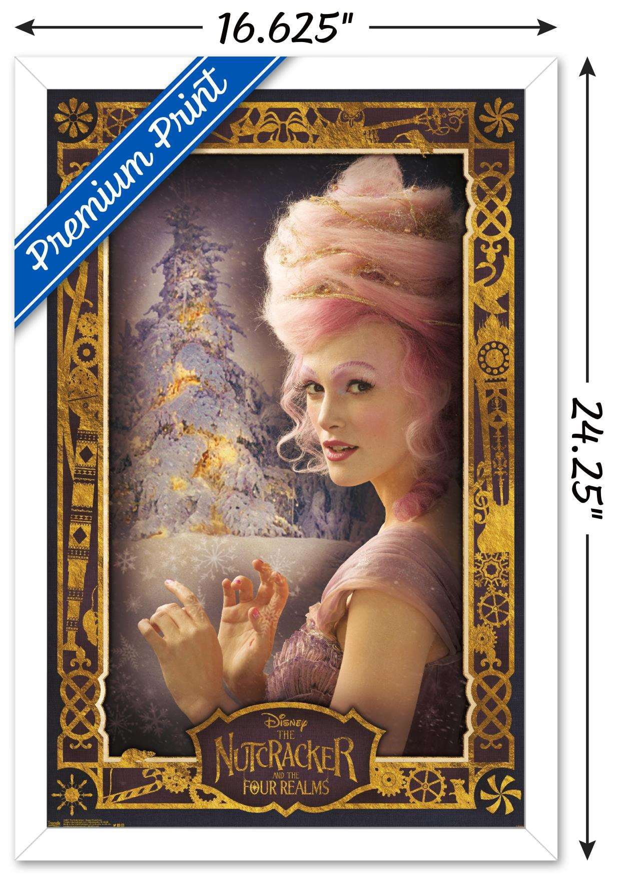 Disney The Nutcracker - Sugar Plum Fairy Wall Poster, 14.725" x 22.375", Framed