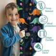 thumbnail image 3 of Blackout Kids Curtains,Dinosaur and Floral Pattern Childrens Insulated Curtains Set Of 2,Bedroom Essentials,Toddler Room Decor 42"x84", 3 of 5