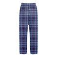 thumbnail image 4 of Caqnni Mens Sweatpants with Pockets Fashion Drawstring Elastic Waist Solid Color Casual Sweat Length Pants Open Bottom(A-Dark Blue,2XL), 4 of 5