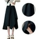 thumbnail image 3 of Falda midi con dobladillo fluido para mujer Adepaton BST2002587-1, 3 of 6
