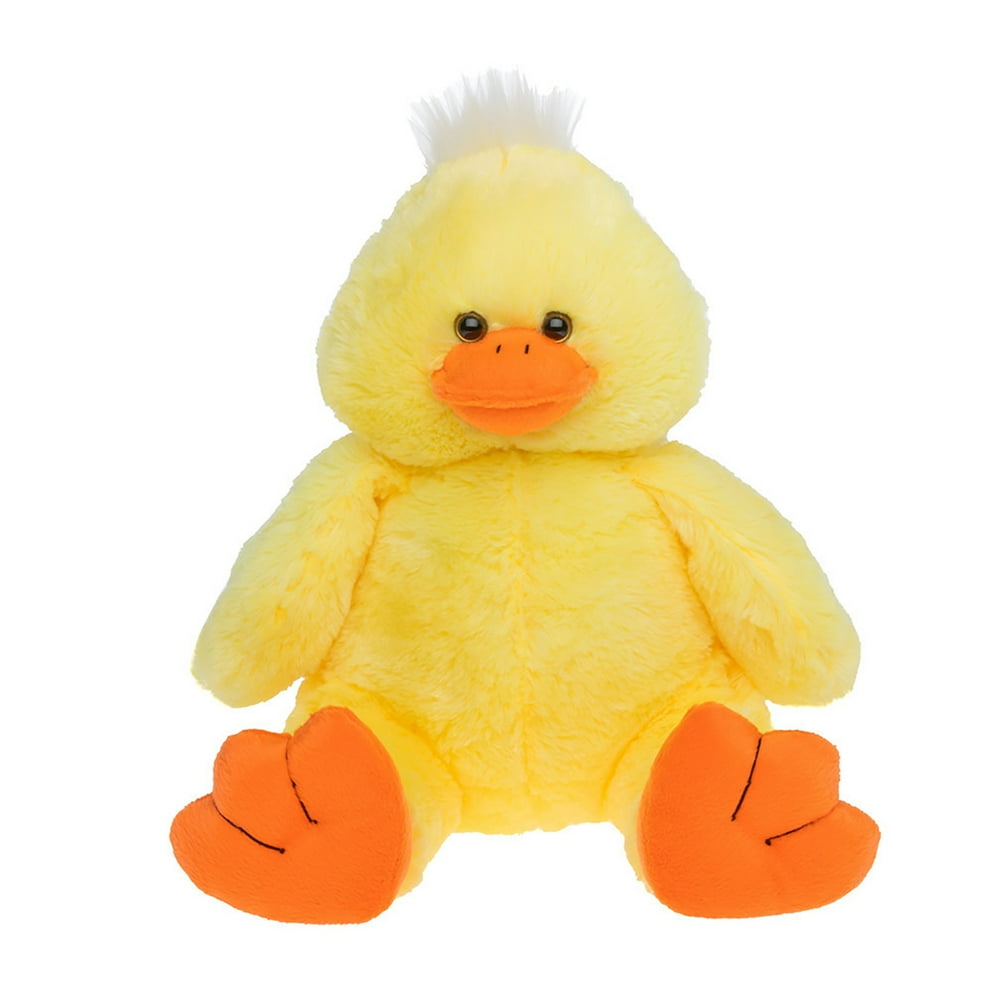 stuffed yellow dog