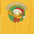 thumbnail image 3 of Garfield - Happy Holidays Wreath - Toddler And Youth Short Sleeve Graphic T-Shirt, 3 of 5