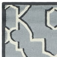 thumbnail image 4 of SAFAVIEH Four Seasons Nowell Geometric Polyester Runner Rug, Grey/Ivory, 2'3" x 8', 4 of 6