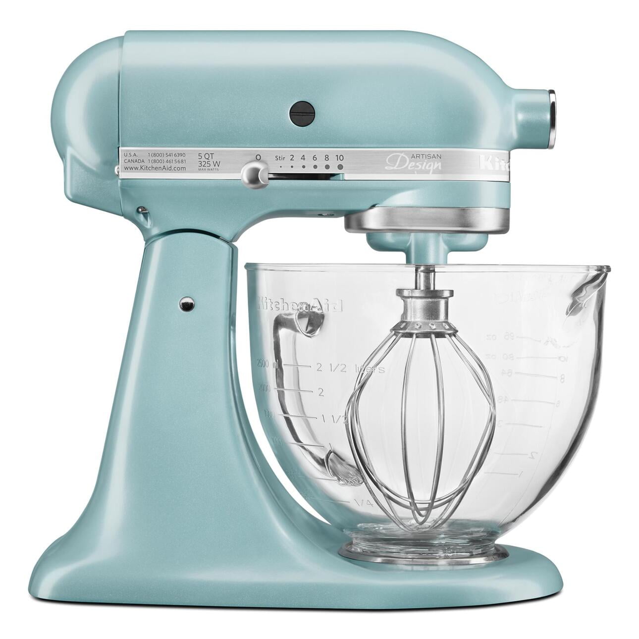kitchenaid mixer artisan glass bowl