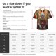 thumbnail image 5 of Balery Sunshine Flower Meditating Cat Camisas hawaianas de manga corta para hombre, camisas playeras de corte holgado, camisas de vacaciones con botones,X-Large, 5 of 7