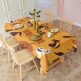 thumbnail image 6 of Halloween Trick or Treat Witchy Elements Rectangle Tablecloth 60"x102",Waterproof Polyester Rectangle Table Cloth, Wipeable Spillproof Polyester Tablecloth for Dining, Camping, Indoor and Outdoor, 6 of 6