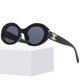 thumbnail image 2 of Gafas de sol ovaladas, gafas de sol retro para hombre, gafas de sol a prueba de sol, gafas multifuncionales, 2 of 5