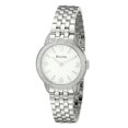 thumbnail image 1 of Reloj Bulova 96R181 Diamond Gallery Acero inoxidable plateado esfera blanca para mujer, 1 of 1
