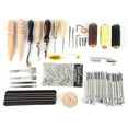 thumbnail image 3 of POCREATION DIY Leather Craft Tools, Leather Groover Tools Leather Sewing Tools, For Sewing Leather DIY Leathercraft Projects, 3 of 8