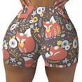 thumbnail image 2 of Fotbe Foxes Shorts Sin Costuras – Shorts Deportivos de Cintura Alta para Mujer, Elásticos para Gimnasio, Yoga, Running o Ciclismo-Medium, 2 of 8