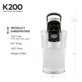 thumbnail image 5 of Keurig K200 Single-Serve K-Cup Pod Coffee Maker, White, 5 of 10