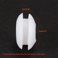 thumbnail image 4 of Wire Protector Oil Resistant Rubber Grommets 5mm Mounting Dia 100Pcs White, 4 of 4