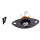 thumbnail image 2 of Conector de enchufe de 1/4 "con forma ovalada negra de repuesto para accesorios de guitarra eléctrica Negro Yuyangstore Placa ovalada de guitarra, 2 of 8
