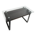 thumbnail image 6 of Lumisource Duke Contemporary Desk In Black Metal And Walnut Wood OFD-DUKE BKBN, 6 of 6