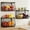 3pack-Brown, variant on Wire Fruit Basket for Kitchen Storage: Hanging and Counter Wall Fruit Basket for Vegetable Produce - Potato and Onion Storage for Pantry 3 Pack