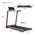 thumbnail image 6 of Sunny Health & Fitness Interactive Slim Treadmill 9MPH w Smart Bluetooth & FREE SunnyFit® App – SF-T722021, 6 of 10