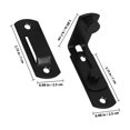 thumbnail image 2 of Minkissy Carbon Steel Gate Latch Lock 1Set Design For Barn Shed Outbuilding Use, 2 of 8