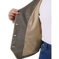 thumbnail image 5 of Agnes Orinda Plus Size Vest for Women Plaid Sleeveless Button with Pockets Vests 1X Brown, 5 of 6